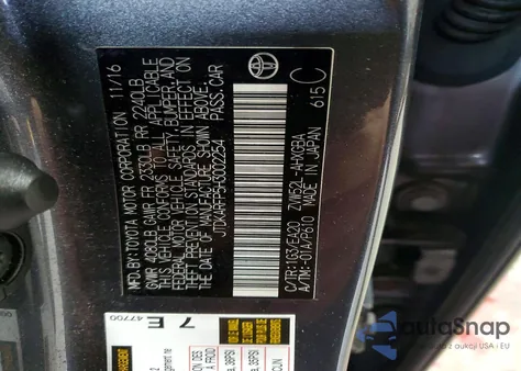 2017 Toyota Prius Prime from USA, damaged, VIN JTDKARFP5H3002254